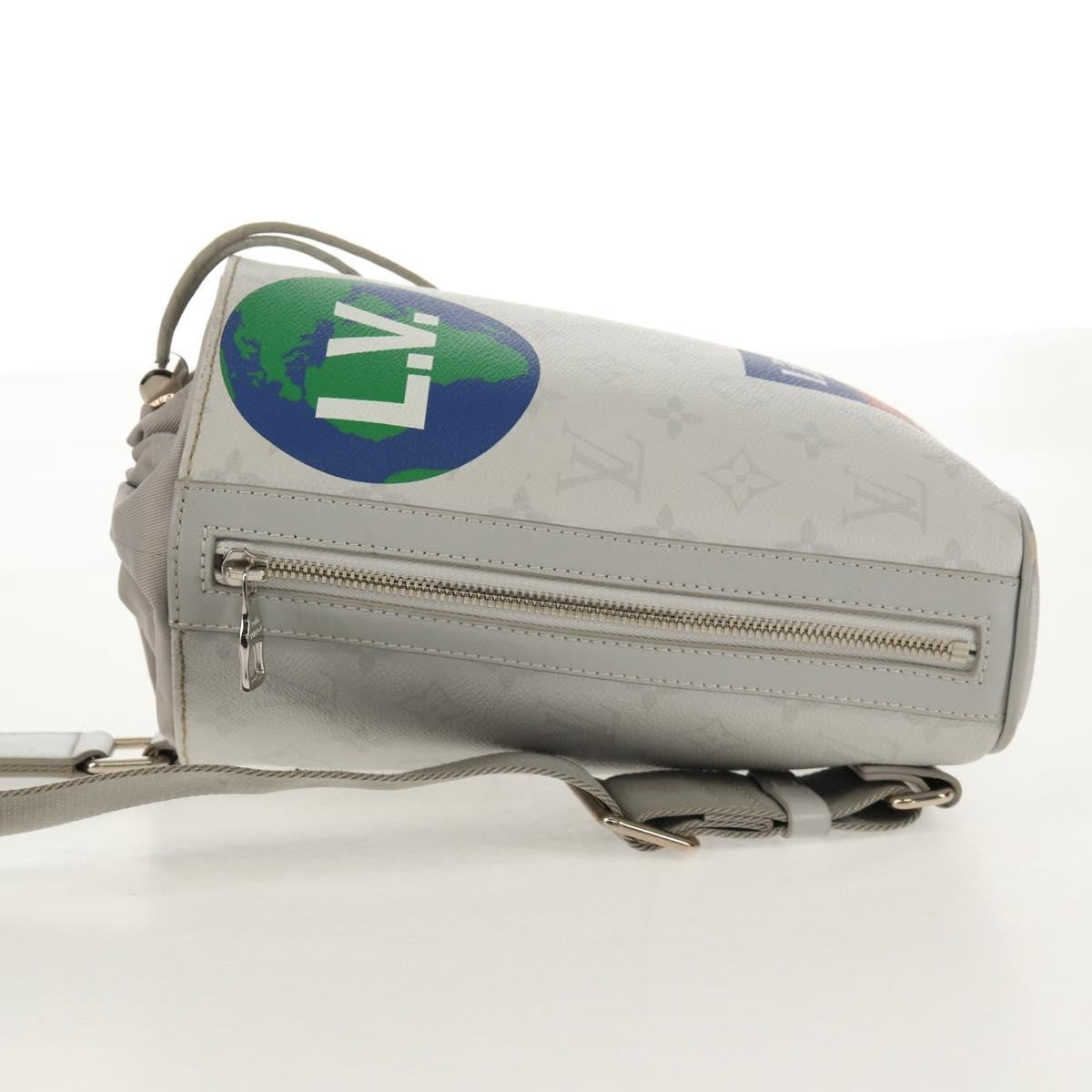 Louis Vuitton Chalk Sling Bag Limited Edition Logo Story Monogram Canvas