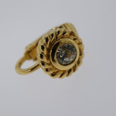 Christian Dior Vintage clip-on earrings Metal