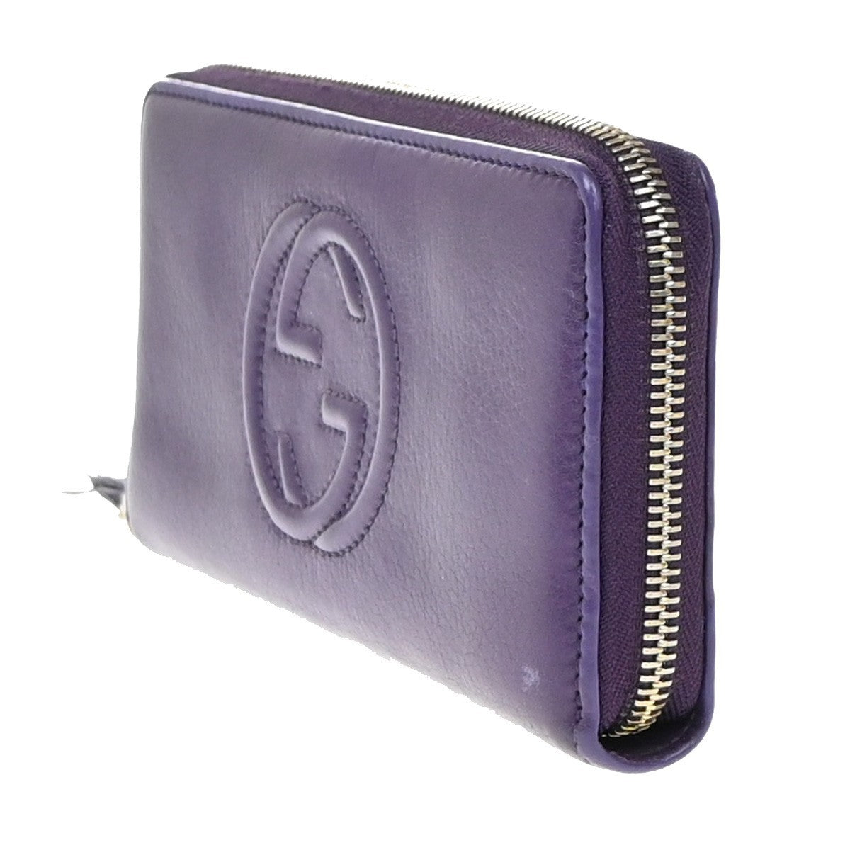 Gucci Soho Zip Around Wallet Leather