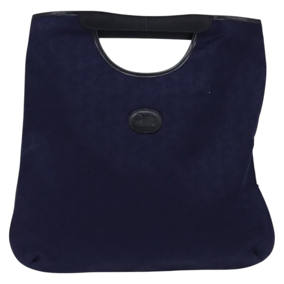 Celine C Sulky Handbag Canvas