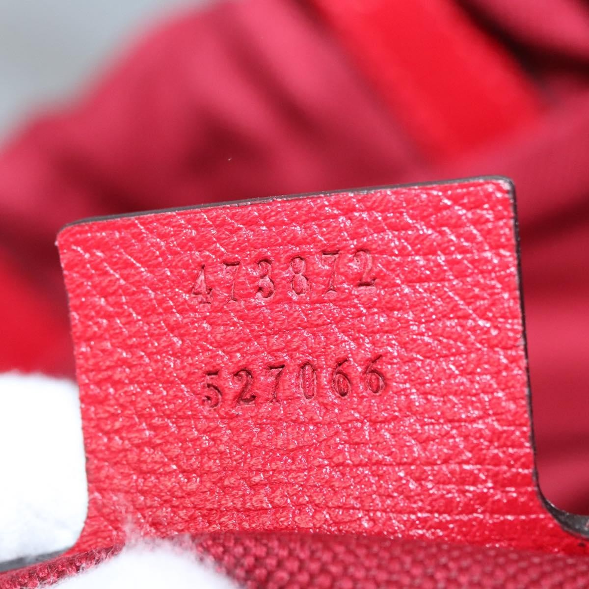 Gucci Logo Drawstring Backpack Striped Canvas