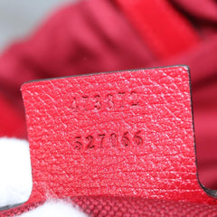 Gucci Logo Drawstring Backpack Striped Canvas