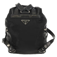 Prada Buckle Backpack Quilted Tessuto