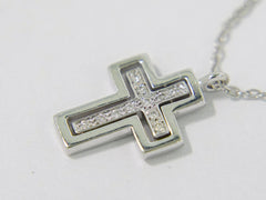 Damiani Belle Epoque Pendant Necklace 18K White Gold and Diamonds