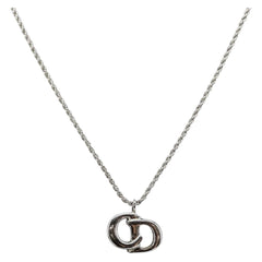 Christian Dior CD Logo necklace Metal
