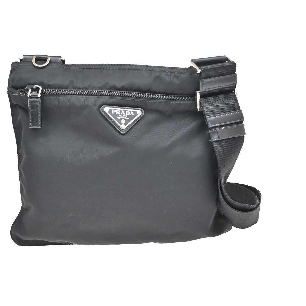 Prada Flat Messenger Bag Tessuto