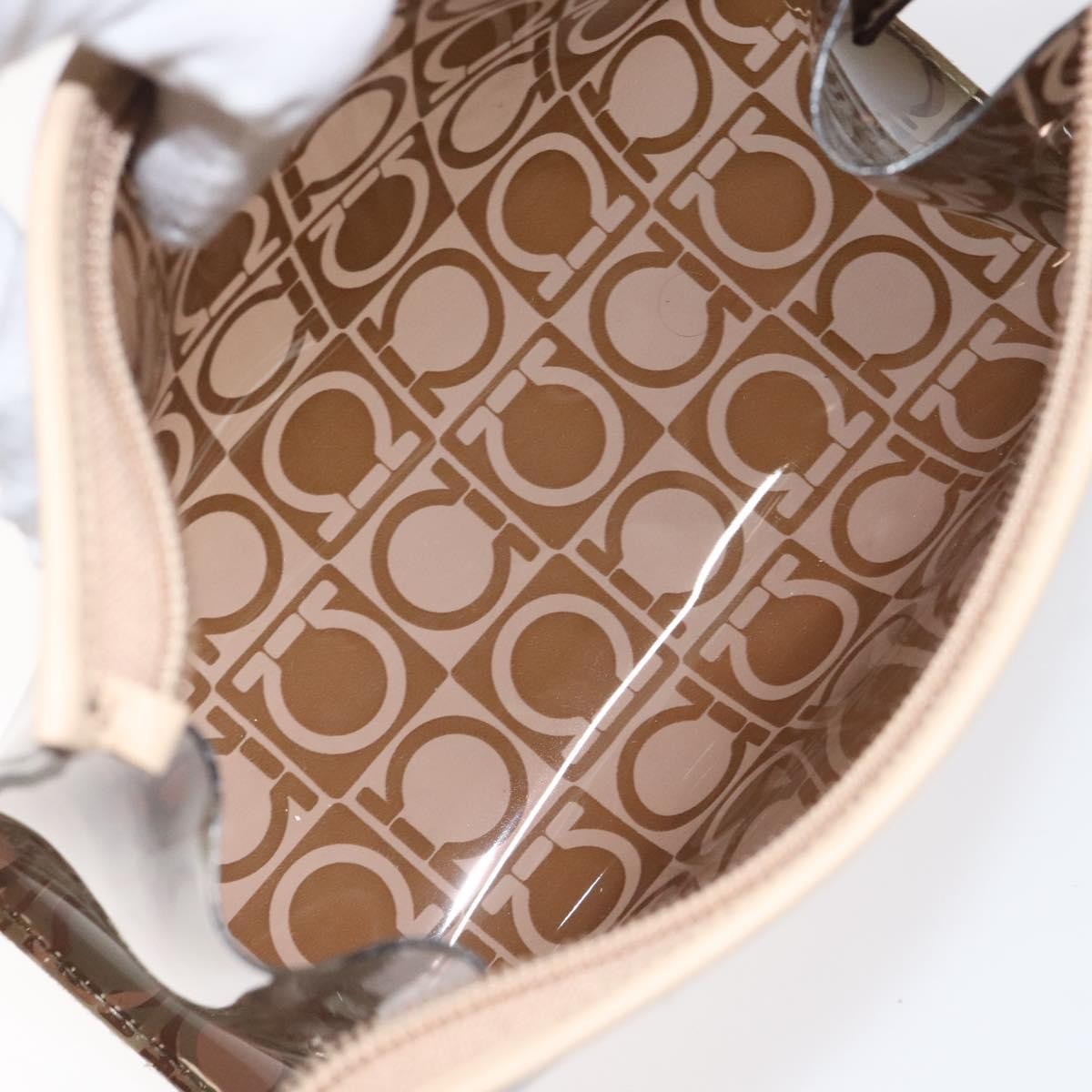 Salvatore Ferragamo Gancini Pouch Canvas