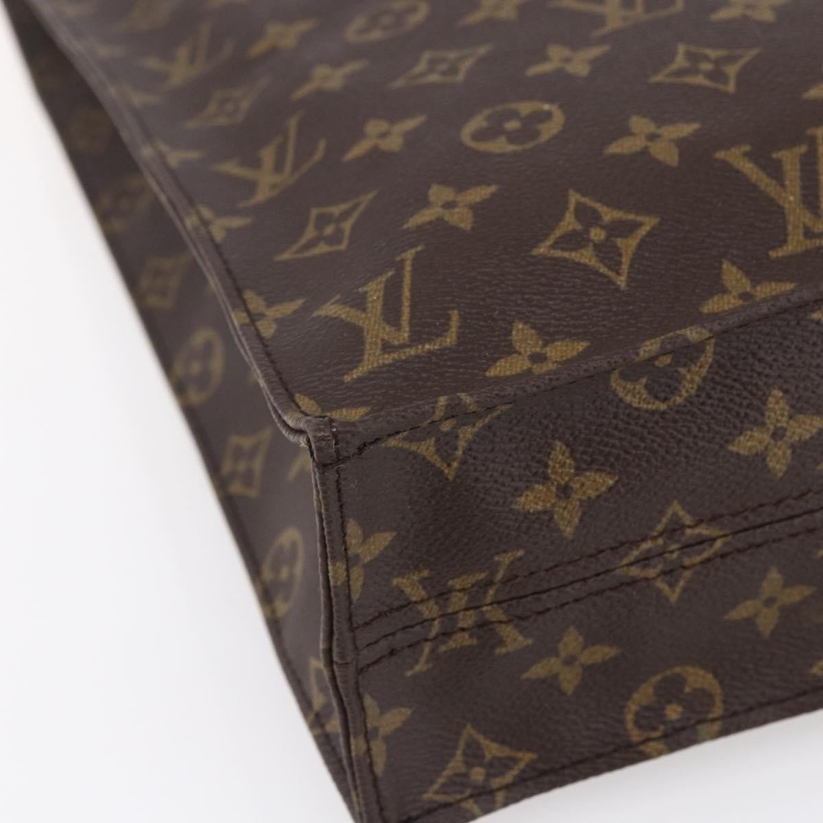Louis Vuitton Sac Plat Bag Monogram Canvas