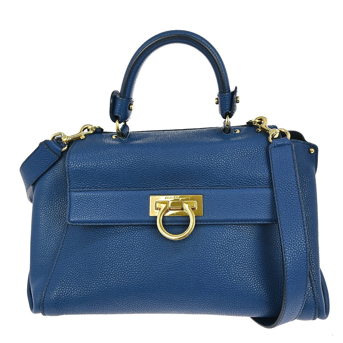 Salvatore Ferragamo Sofia Satchel Leather