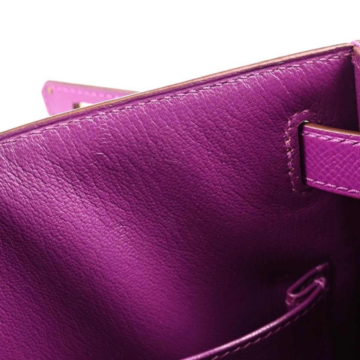 Hermes Kelly Anemone Epsom