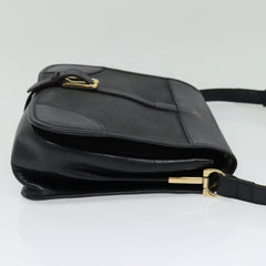 Burberry Flap Shoulder Bag Leather
