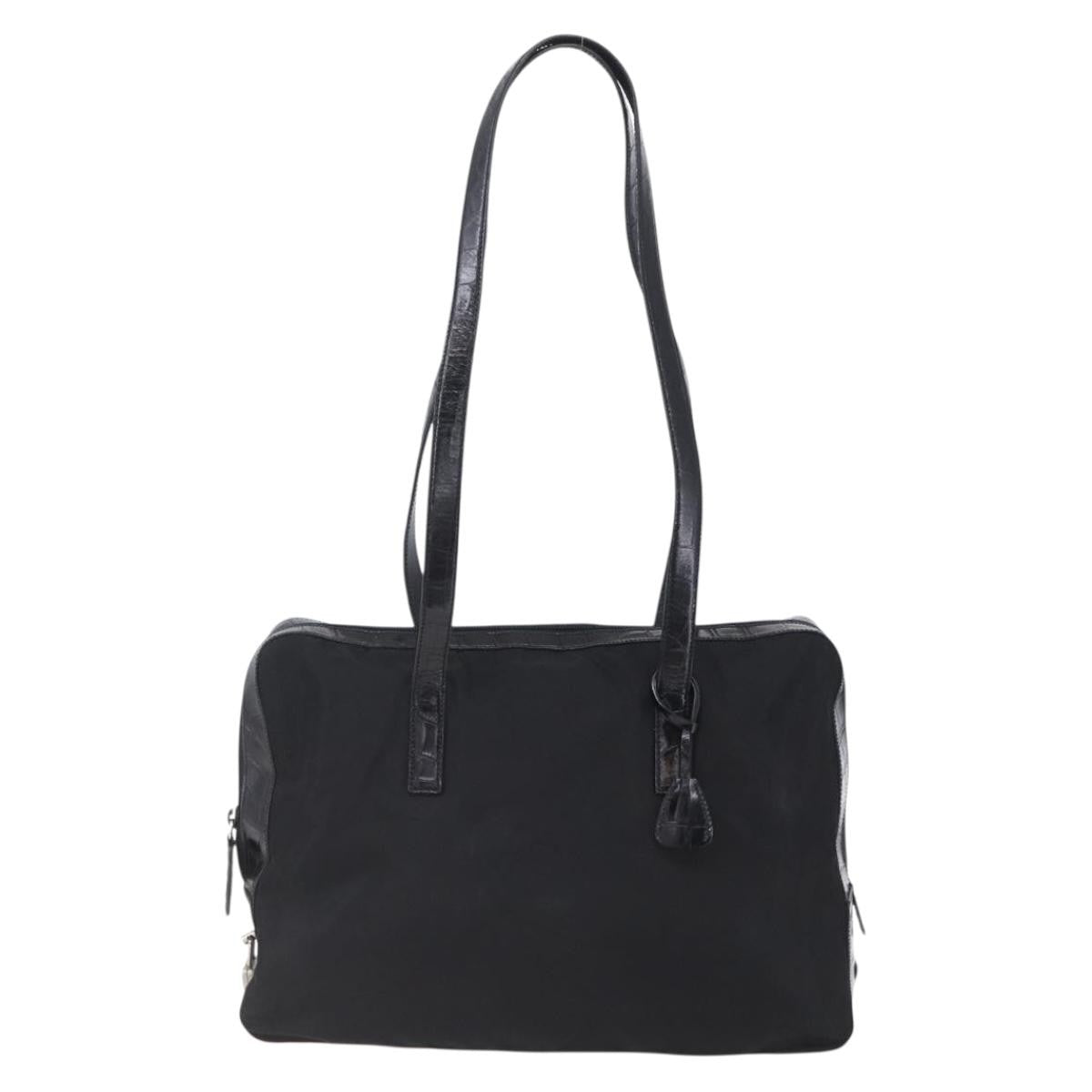 Prada Vintage Shoulder Bag Nylon and Leather