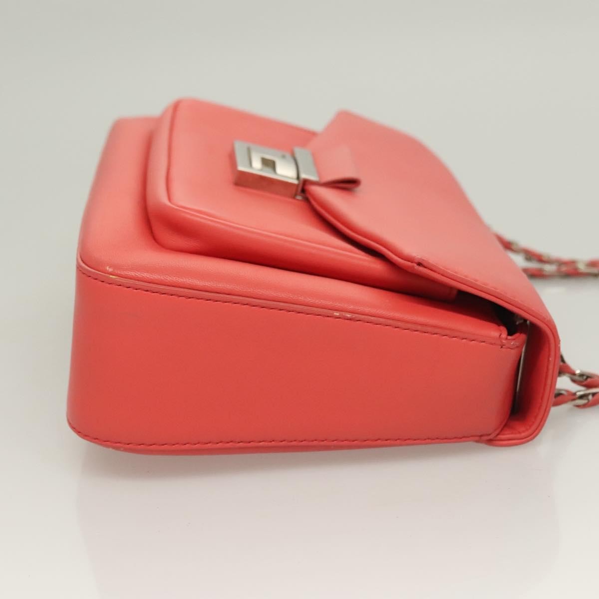 Fendi Be Baguette Flap Bag Leather