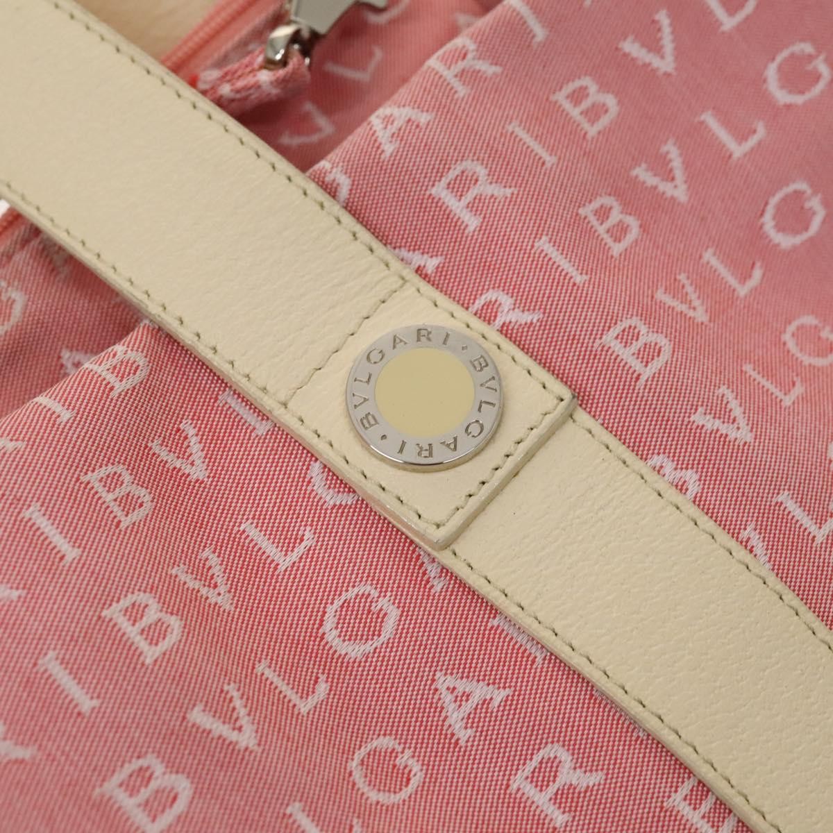 Bvlgari B.Zero1 Logomania Bag Canvas with Leather