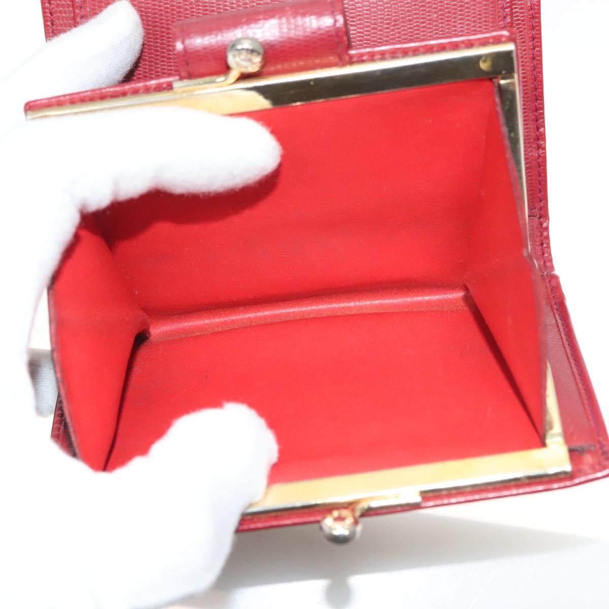 Celine Circle Logo Compact Wallet Leather