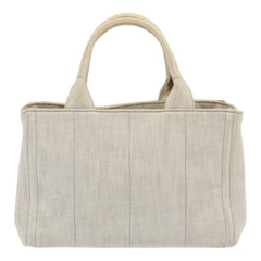 Prada Canapa Tote Rhinestone Embellished Canvas