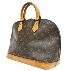 Louis Vuitton Alma Handbag Monogram Canvas