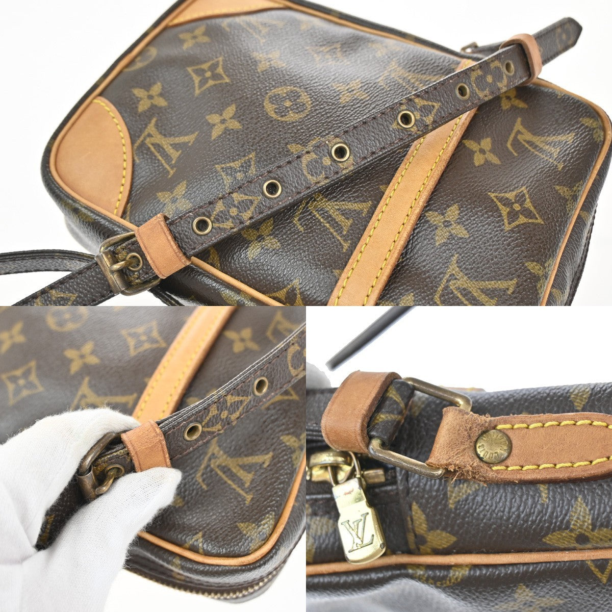 Louis Vuitton Danube Handbag Monogram Canvas