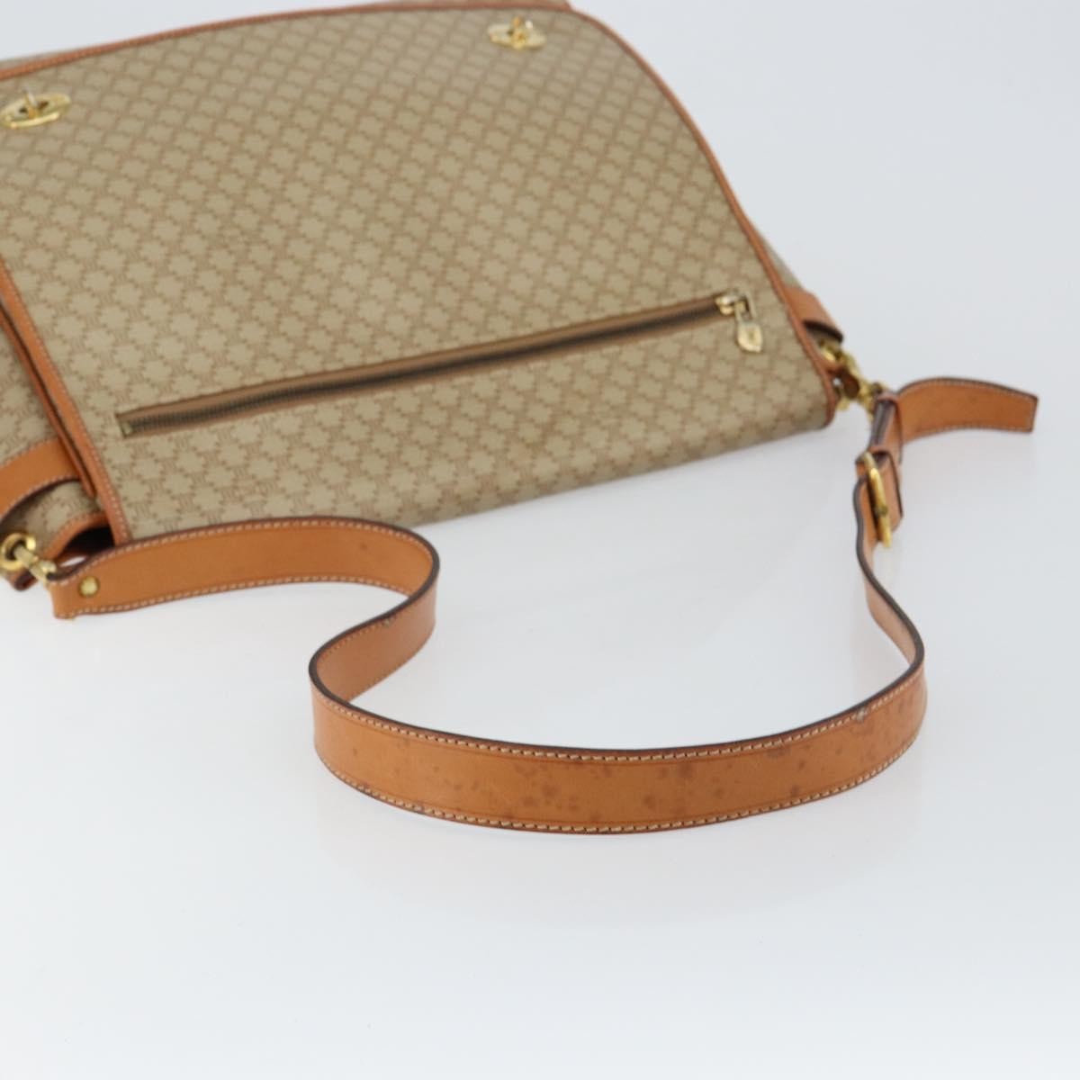 Celine Macadam Shoulder Bag PVC Leather