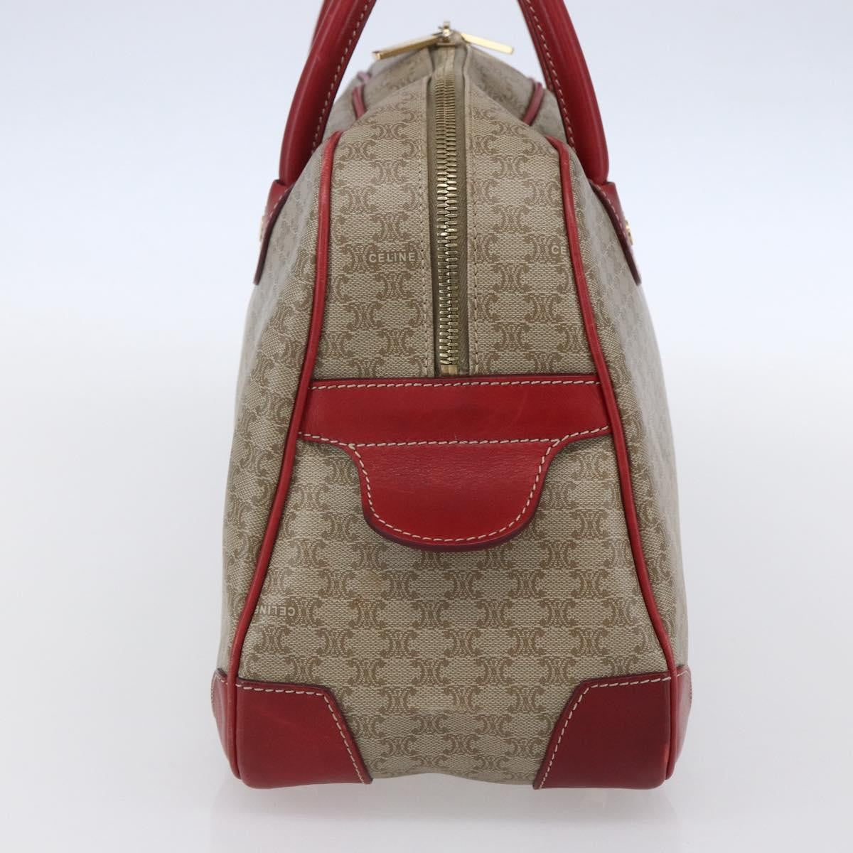 Celine Vintage Macadam Handbag Canvas and Leather