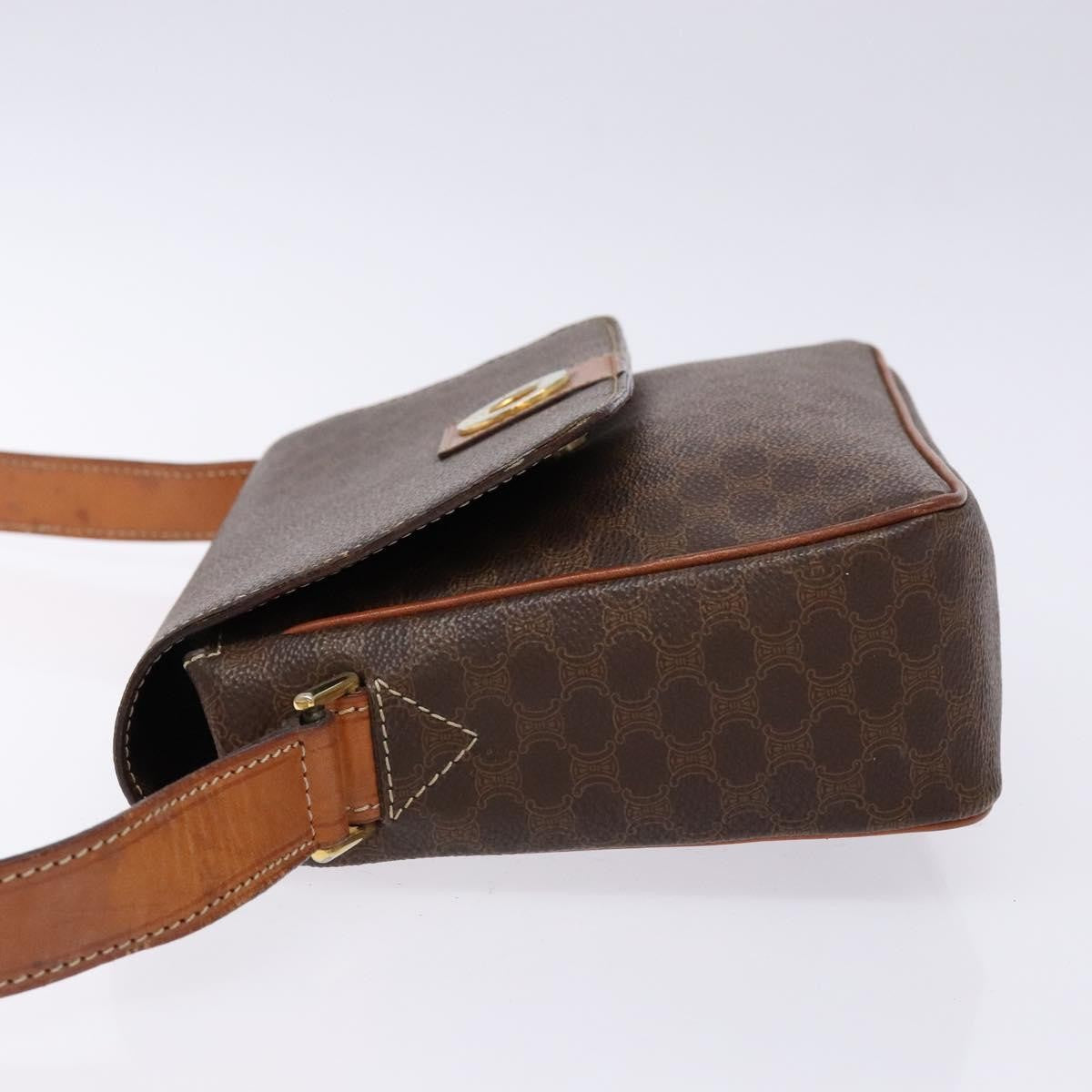 Celine Macadam Shoulder Bag PVC Leather