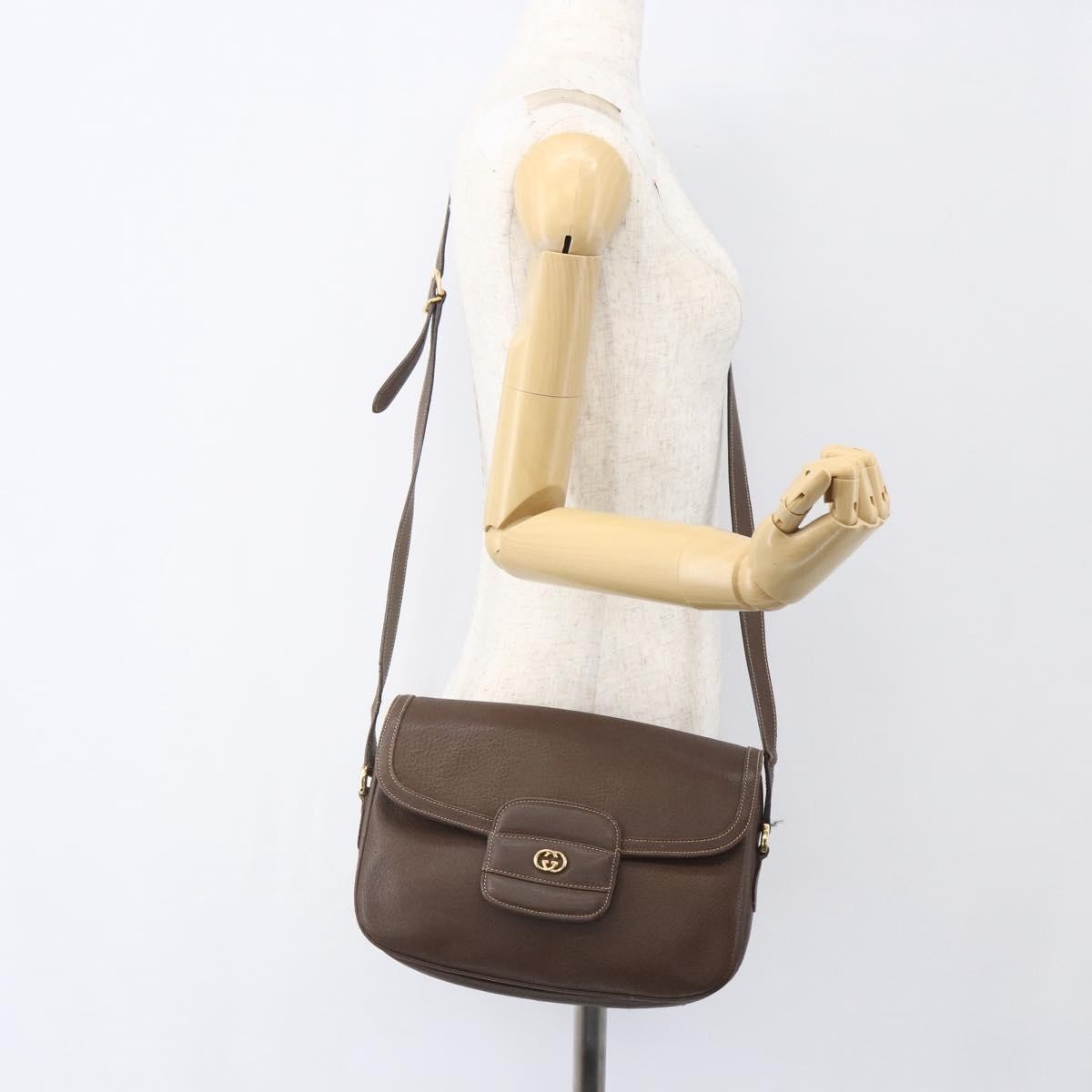 Gucci Vintage Shoulder Bag Leather