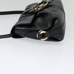 Bvlgari Chandra Flap Shoulder Bag Leather