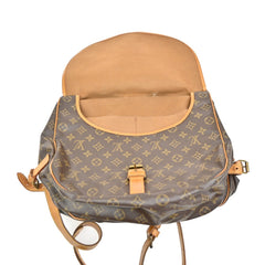 Louis Vuitton Saumur Handbag Monogram Canvas