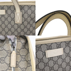 Gucci Plus Tote GG Coated Canvas with Leather