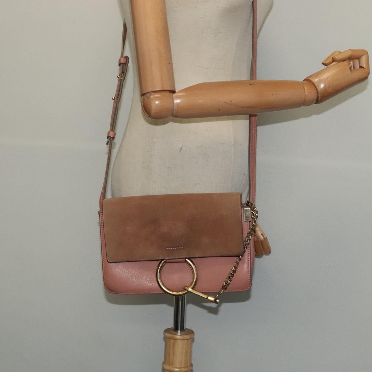 Chloe Faye Crossbody Leather and Suede