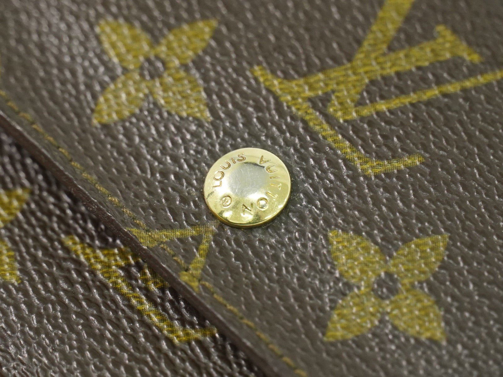 Louis Vuitton Porte Tresor Etui Papiers Wallet Monogram Canvas