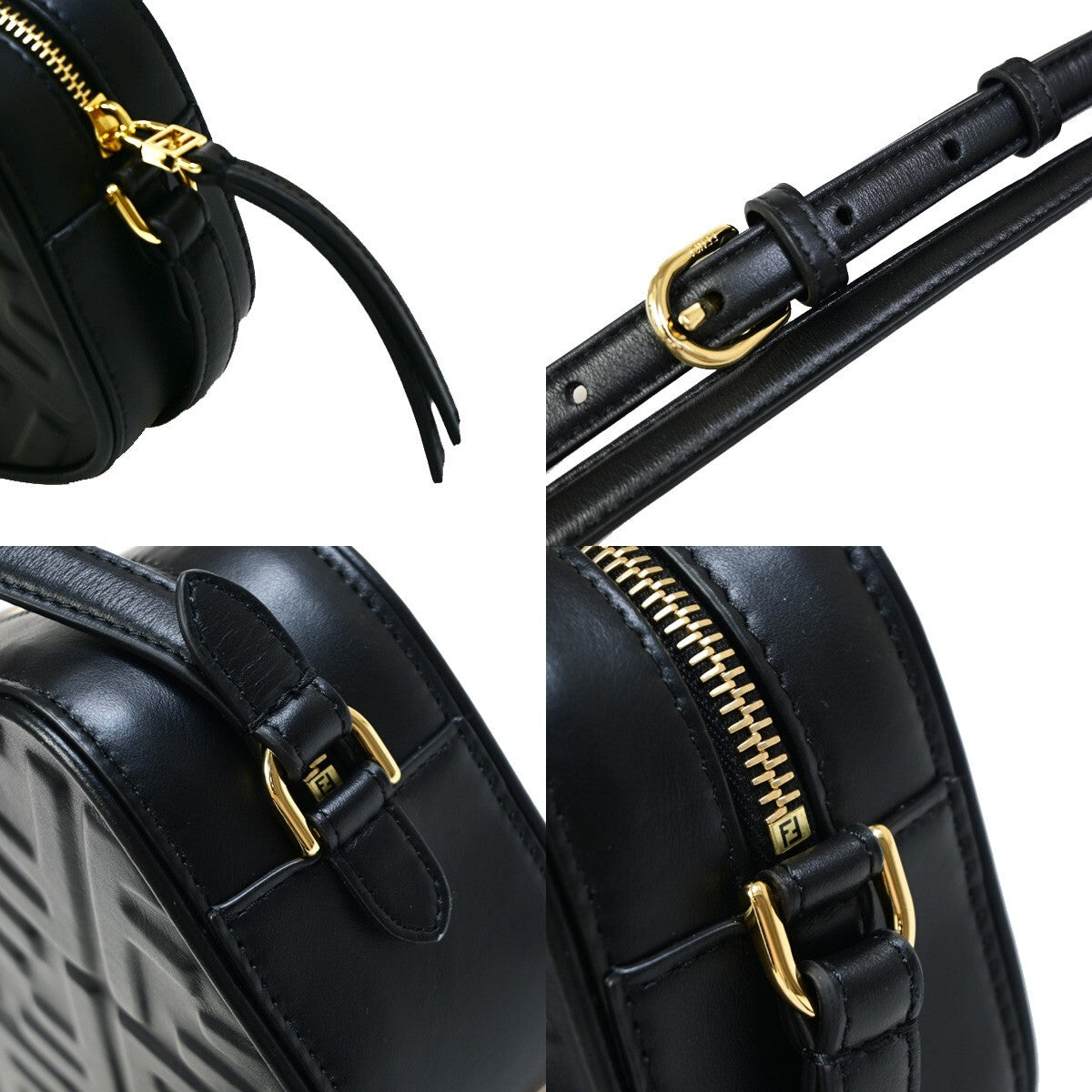 Fendi Camera Bag Zucca Embossed Leather