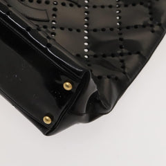 Chanel CC Chain Tote Perforated Patent