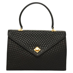 Bally Vintage Handbag Quilted Leather