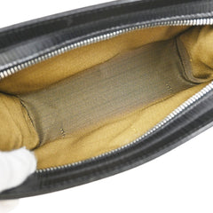 Fendi FENDI Logo Clutch Leather