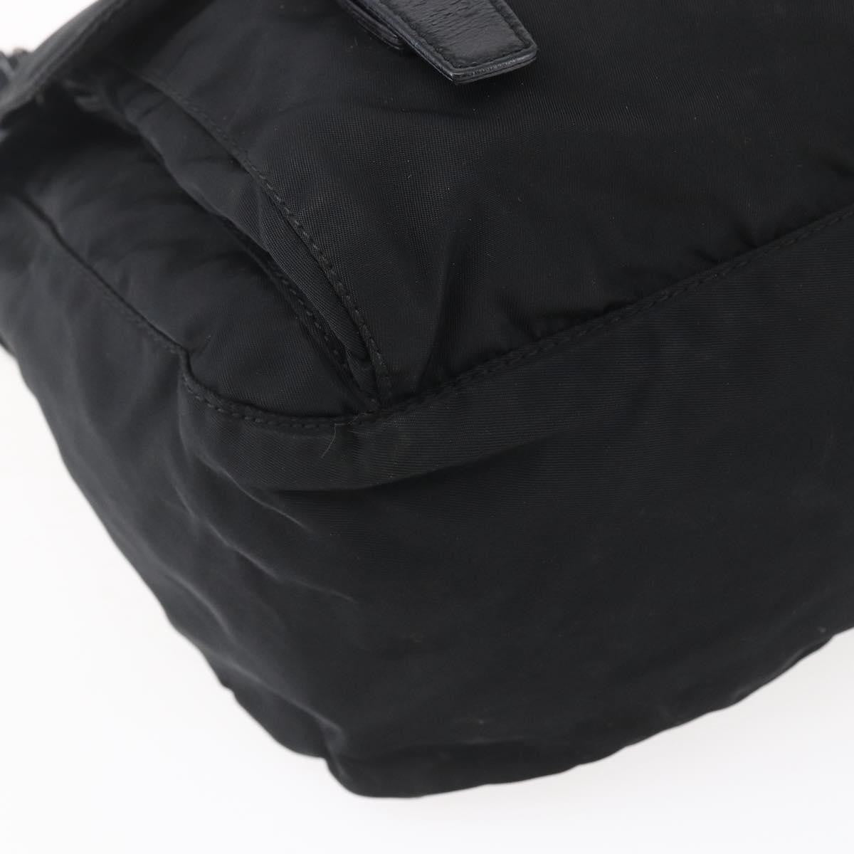 Prada Double Buckle Flap Messenger Bag Tessuto