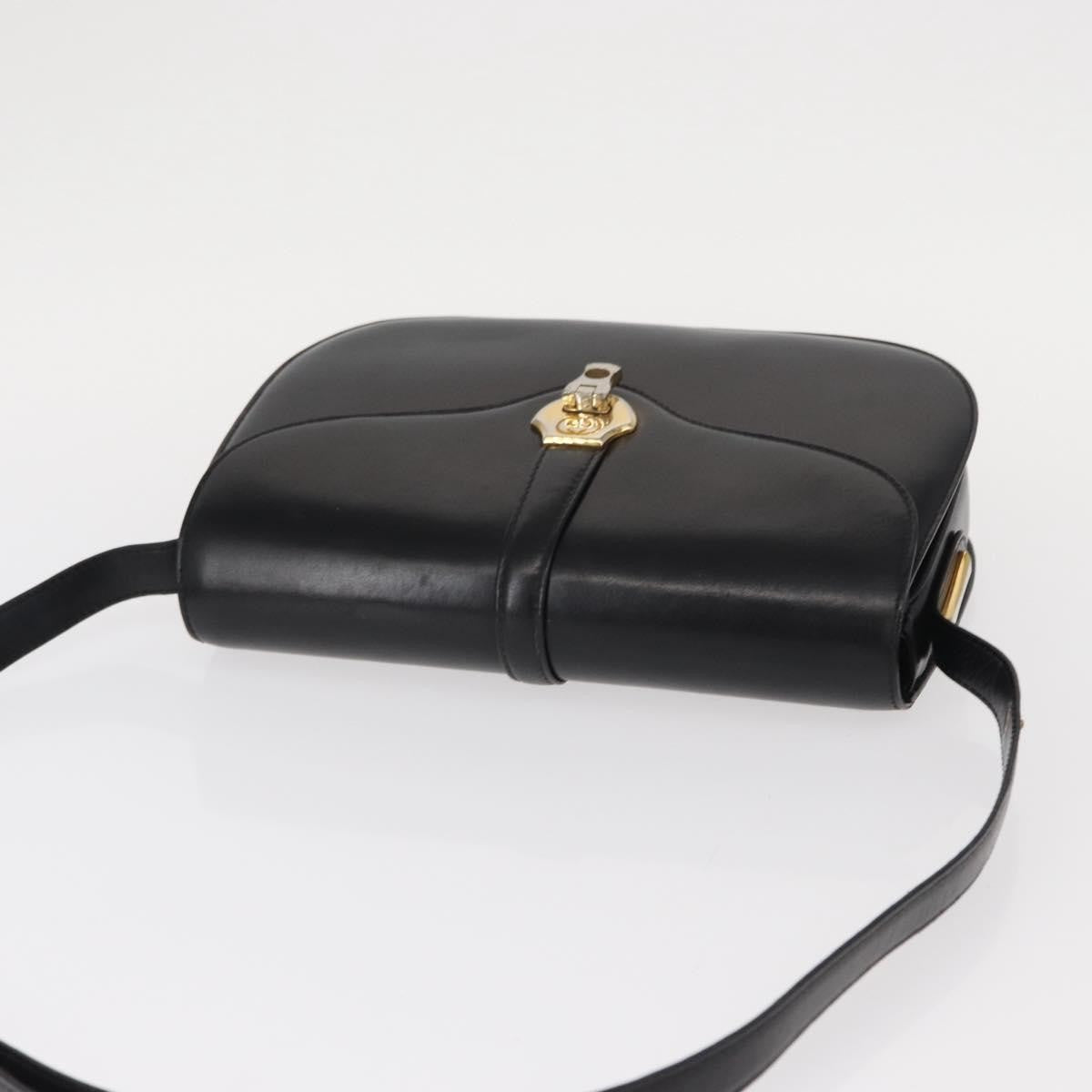 Gucci Vintage Flap Shoulder Bag Leather