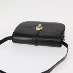 Gucci Vintage Flap Shoulder Bag Leather