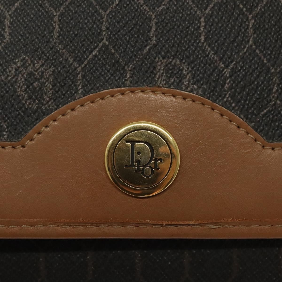 Christian Dior Vintage Honeycomb chain Canvas