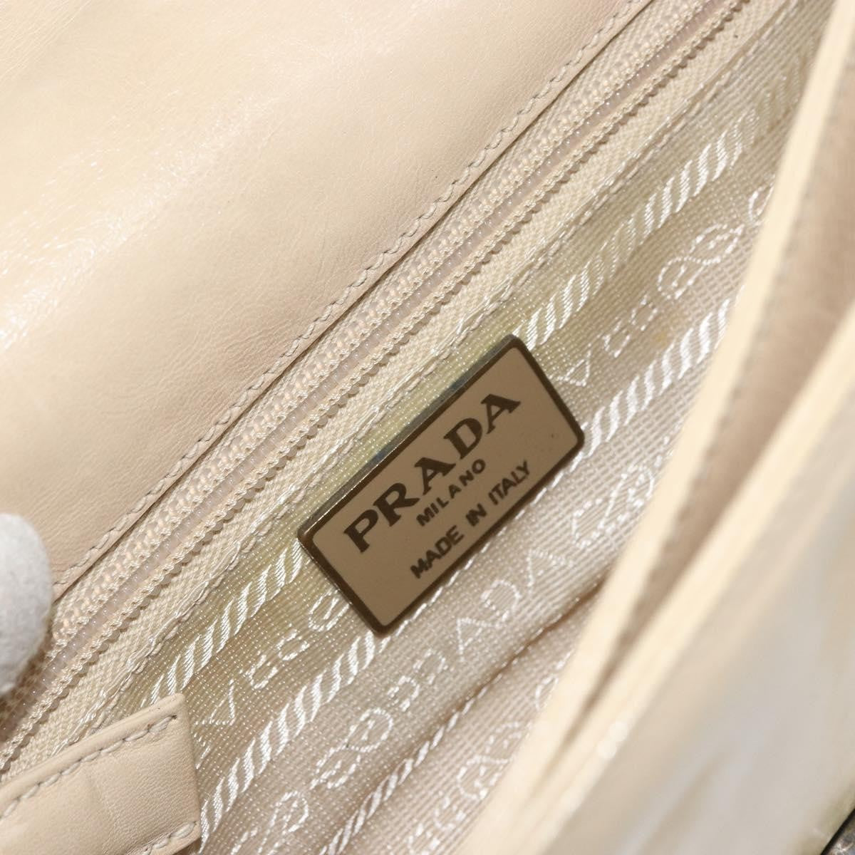 Prada Flap Shoulder Bag Leather