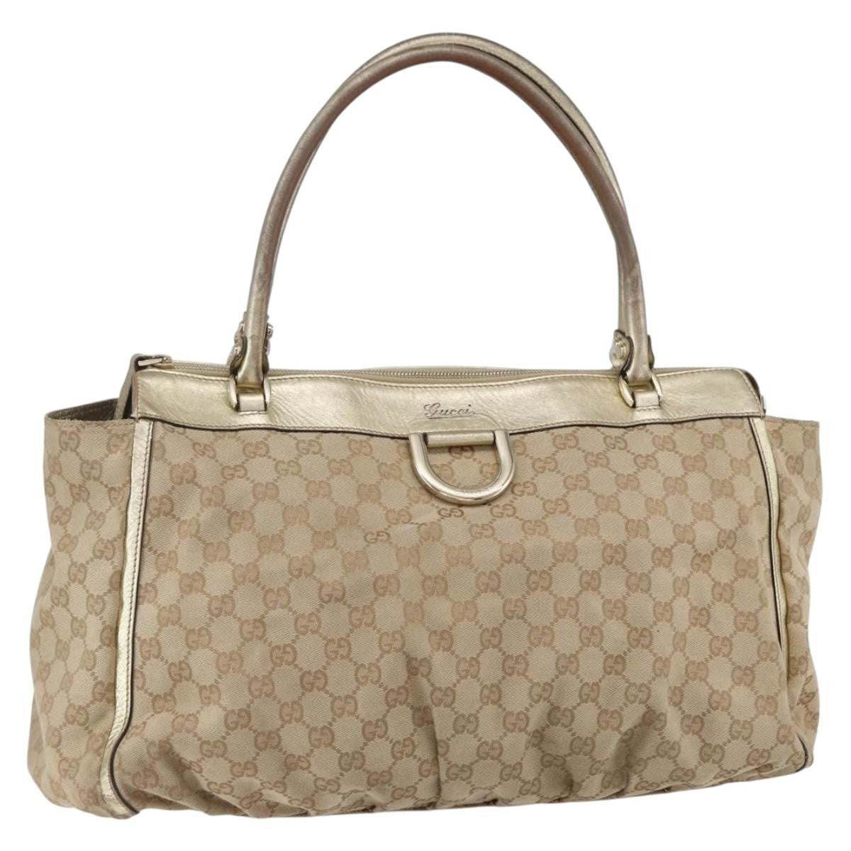 Gucci D-Ring Shoulder Bag GG Canvas