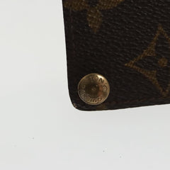 Louis Vuitton Porte Cartes Pression Card Case Monogram Canvas