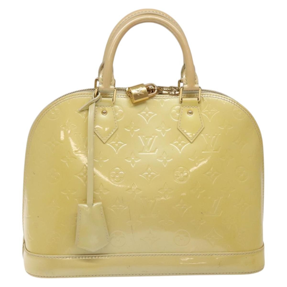 Louis Vuitton Alma Handbag Monogram Vernis