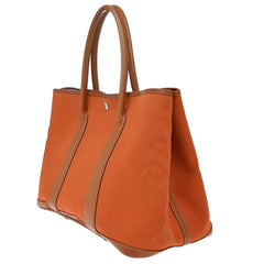 Hermes Garden Party Tote Canvas and Leather