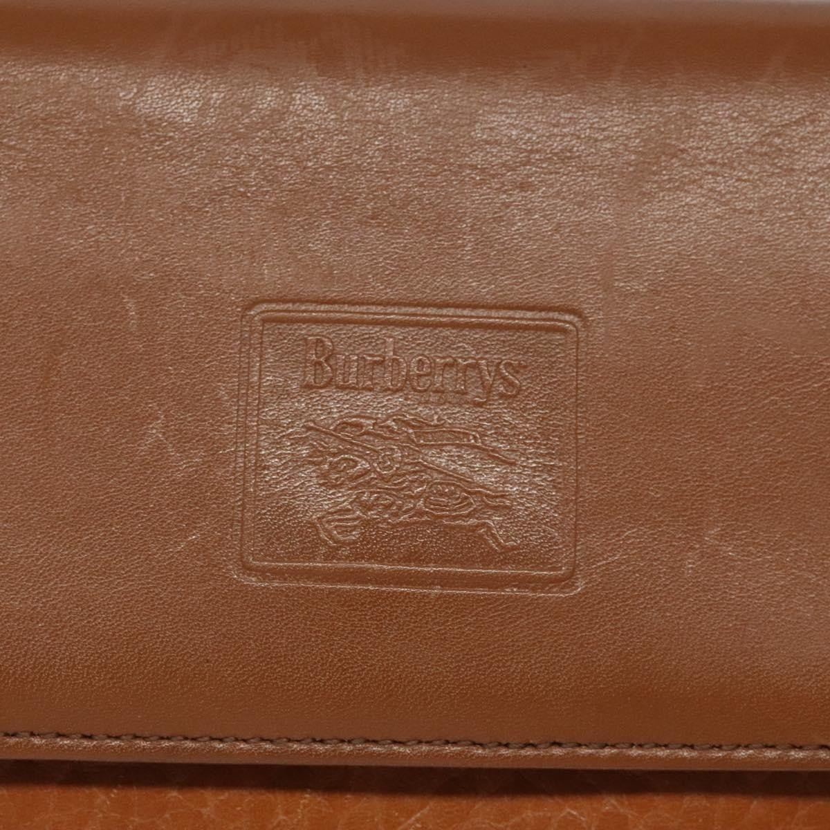 Burberry Vintage Flap Crossbody Bag Leather