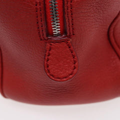 Salvatore Ferragamo Gancini Buckle Shoulder Bag Leather