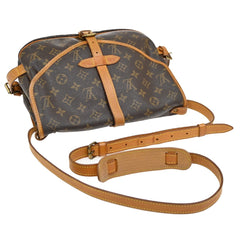 Louis Vuitton Saumur Handbag Monogram Canvas
