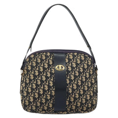 Christian Dior Vintage CD Trotter Handbag Canvas