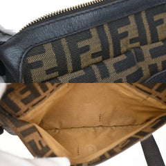 Fendi Chef Zip Crossbody Bag Zucca Canvas