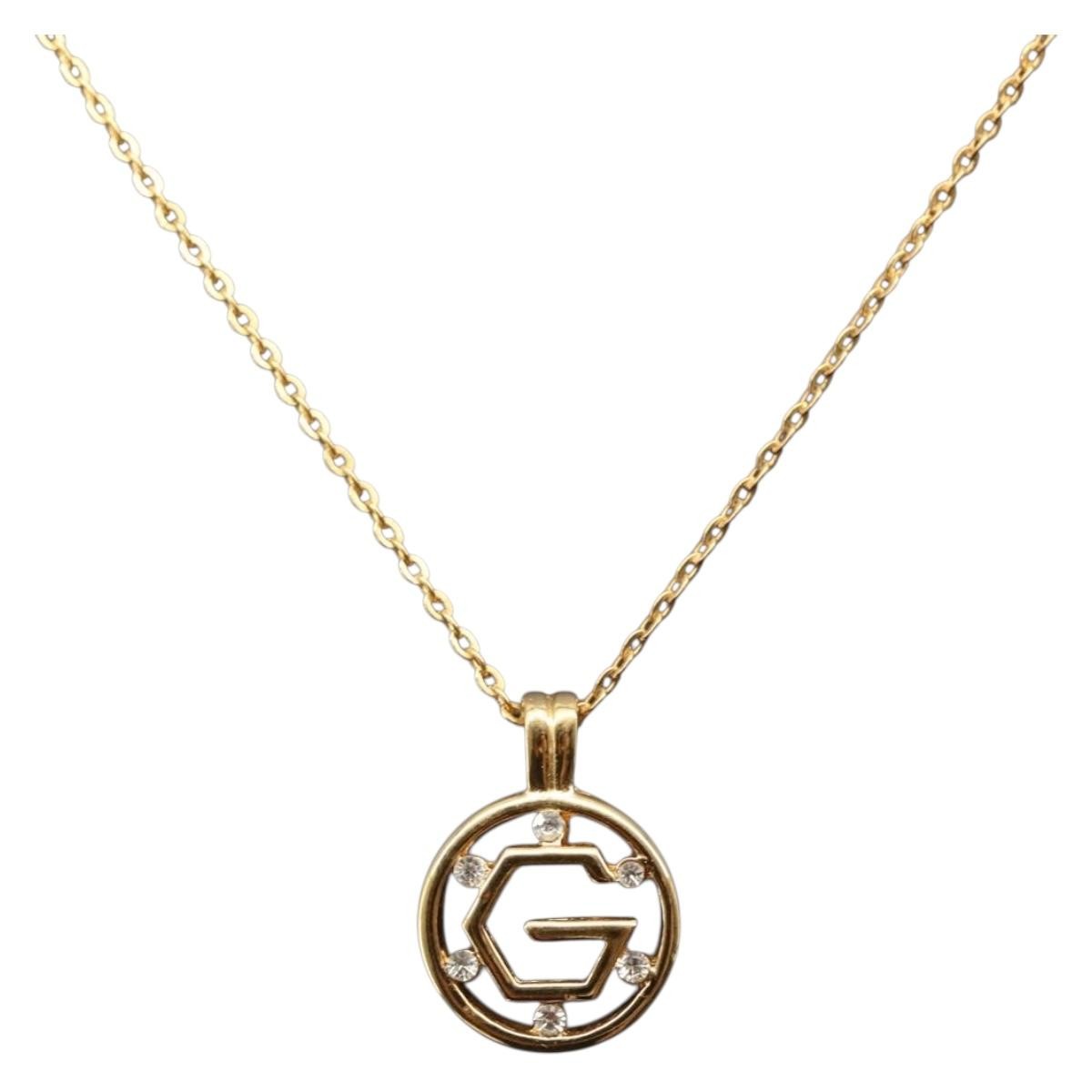 Givenchy Logo G Necklace Metal
